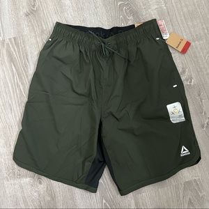 Olive green men athletic short